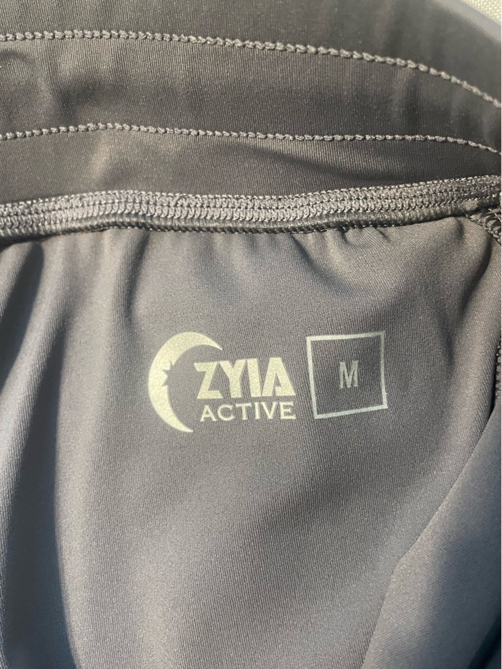 Zyia Dark Gray Peak Zipper Joggers with Ankle Zippers (Long) 31" Sz M - Picture 9 of 10